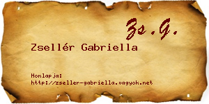 Zsellér Gabriella névjegykártya
